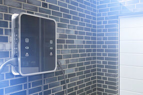 Wallbox in einer Tiefgarage.