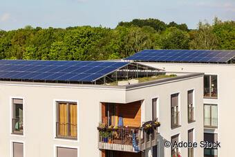 Mehrfamilienhäuser mit PV Anlage