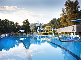 Freibad Sprungbecken