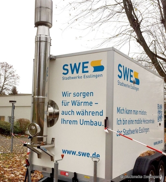 Mobile Heizzentrale